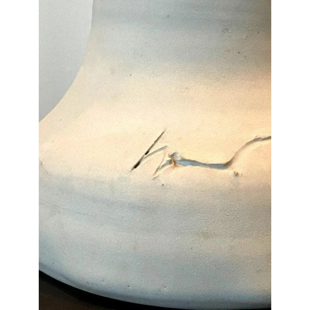 Sculptural Ceramic Funnel Vase by Robert Turner For Sale - Image 12 of 13