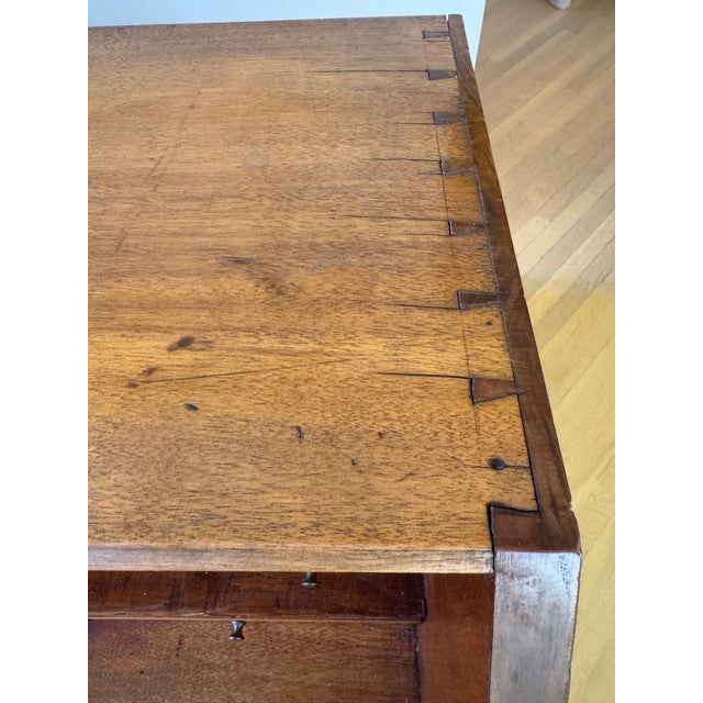 American Antique 19th Century Chippendale Maple Slant Front Desk For Sale - Image 3 of 11