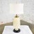 Mid Century Modern Murano Style Blown Glass Table Lamp Cream and Taupe For Sale - Image 13 of 13