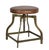Renaissance Matthew Izzo Home Brass Finish and Leather Adjustable Piano Stool For Sale - Image 3 of 3