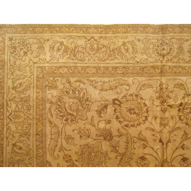 Persian Vintage Perisan Decorative Oriental Tabriz in Room Size For Sale - Image 3 of 12