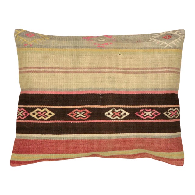 1960s Turkish Kilim Pillow For Sale
