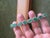 Bochic “Capri” Vintage Zambian Emerald & Diamond Bracelet Set 18K Gold & Silver For Sale - Image 4 of 15