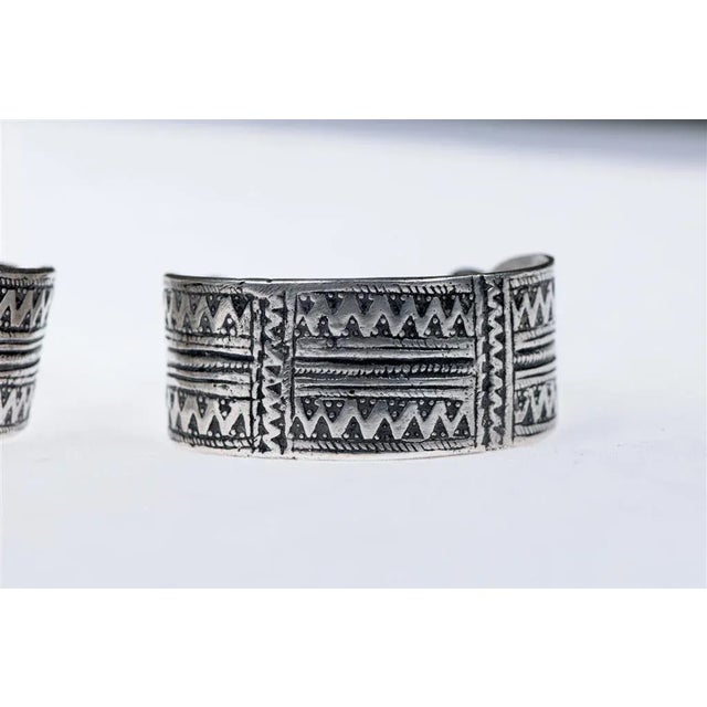 Late 20th Century Tribal Silver Tuareg Bracelet | Chairish