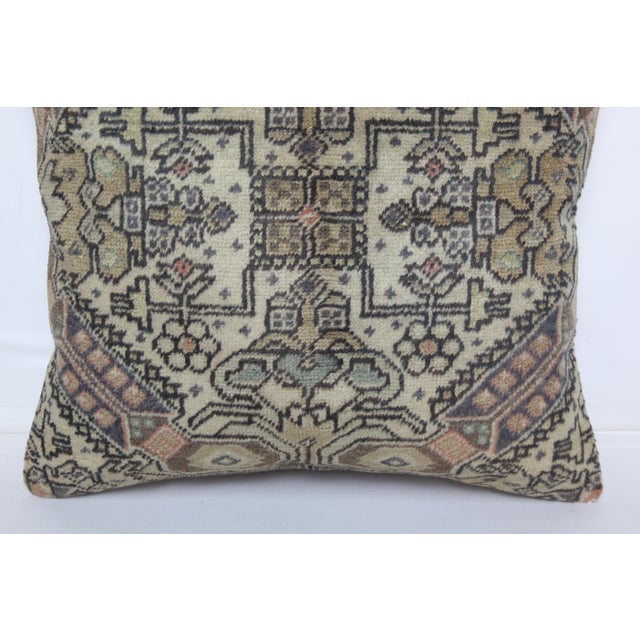 Vintage Authentic Rug Pillow Cover -20'' X 20'' For Sale - Image 4 of 10