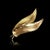 Vintage 18 Karat Gold Feather Brooch with Twin Texture For Sale - Image 15 of 18