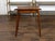 English Oak Side Table with Lift Top, Carved Serpentine Front and Fluted Legs For Sale - Image 10 of 12