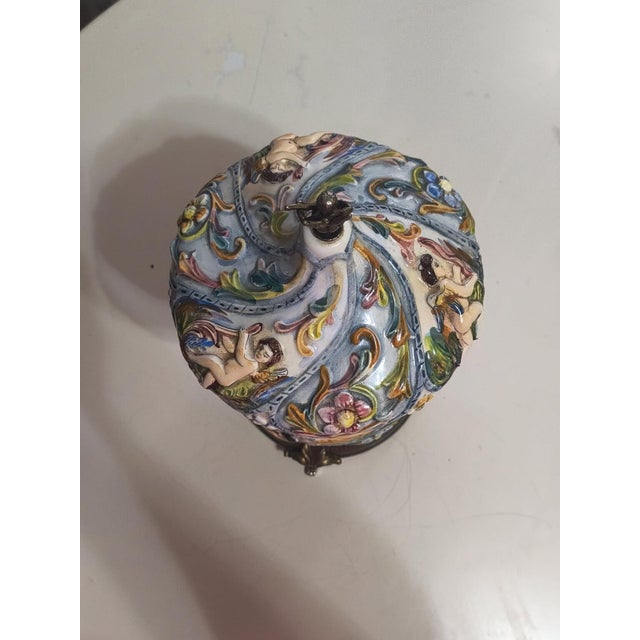 Reuge Capodimonte Porcelain Musical Carousal For Sale In Kansas City - Image 6 of 15