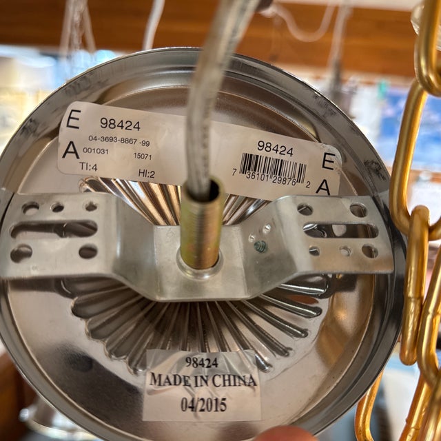 Vienna Full Spectrum Essa Chrome Pendant Light For Sale - Image 9 of 12