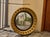 Gold English Regency Giltwood Convex Mirror With Ebonized Trim, 19th Century For Sale - Image 8 of 11