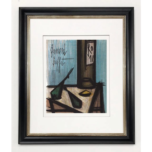 Title: Still Life With Bottle Artist: Bernard Buffet Country: France Medium: Original Lithograph Marks: Not signed, not...