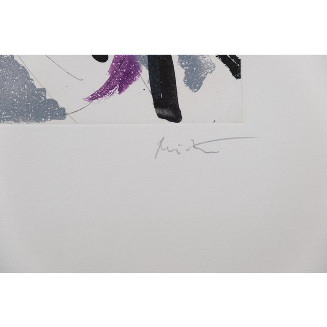 Jean Miotte, Abstract Composition H, Original Signed Engraving For Sale - Image 5 of 8