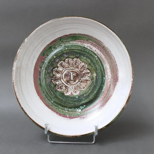 Mid-Century French Decorative Platter by Albert Thiry, 1960s For Sale - Image 10 of 10
