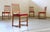 Vintage Danish Baroque Style Oak Farmhouse Chairs, 1940s, Set of 4 For Sale - Image 4 of 18