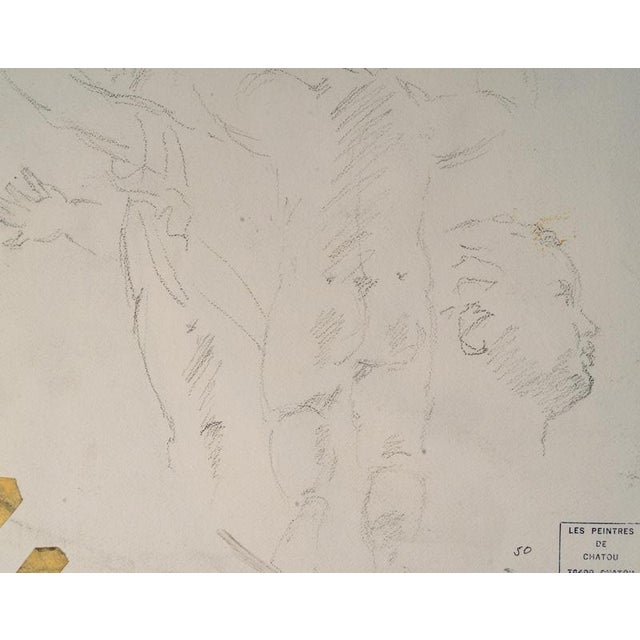 Paper Unknown, Depicting a Mans Face, 20th Century, Paper For Sale - Image 7 of 10