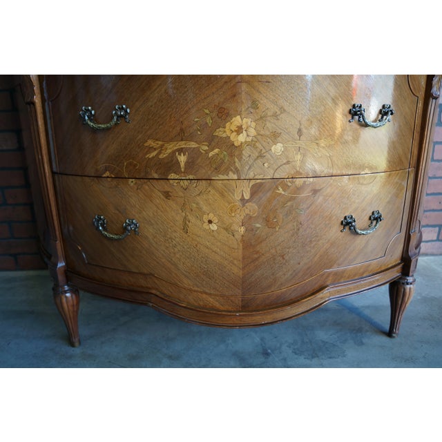 Traditional 20th Century Widdicomb Demilune Console Cabinet For Sale - Image 3 of 10