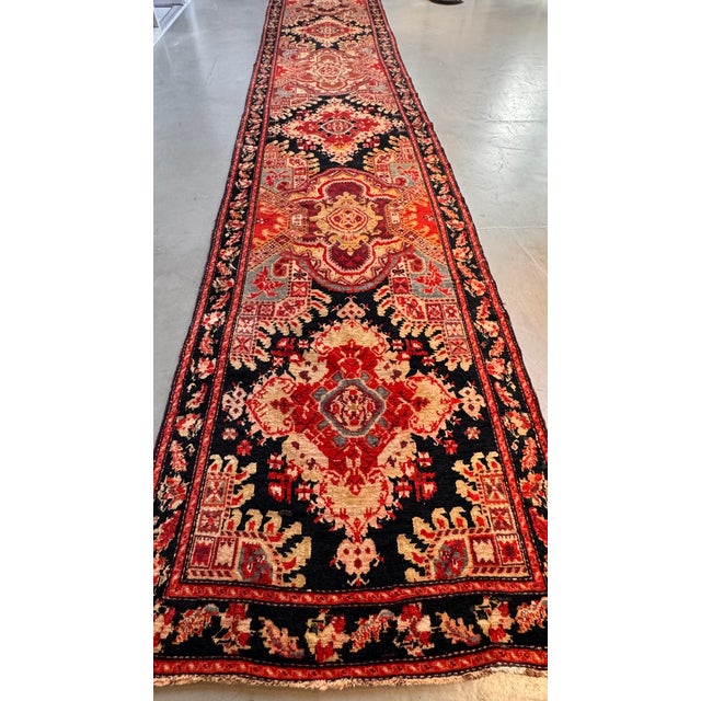 Late 19th Century Antique Karabagh Runner - 3'8"x18'4" For Sale In Los Angeles - Image 6 of 9