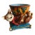 Mid 19th Century Cat and Bowl Minton Majolica Jardiniere For Sale