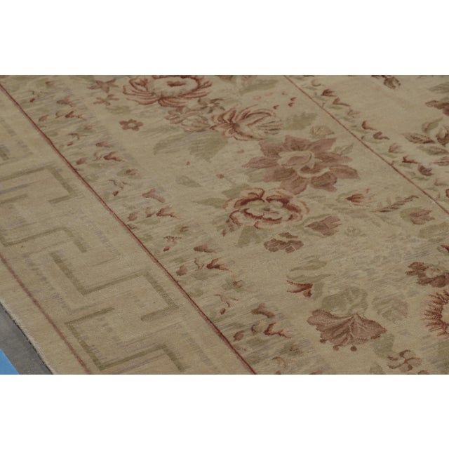 Rug & Kilim’s European Axminster Style Rug in Cream With Floral Patterns For Sale In New York - Image 6 of 10