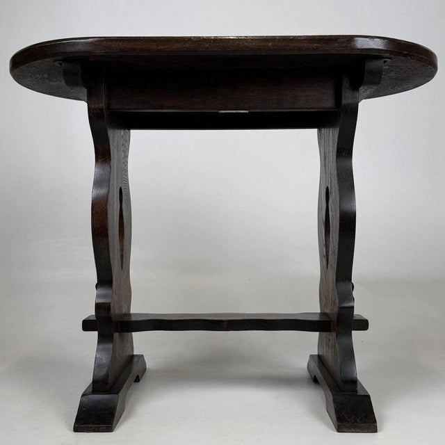 20th Century English Oak Side Table For Sale - Image 6 of 12