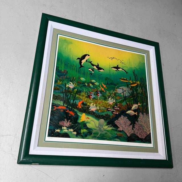 Neptune Fantasy, Wooster Scott, 1991, Paper, Framed For Sale - Image 10 of 16
