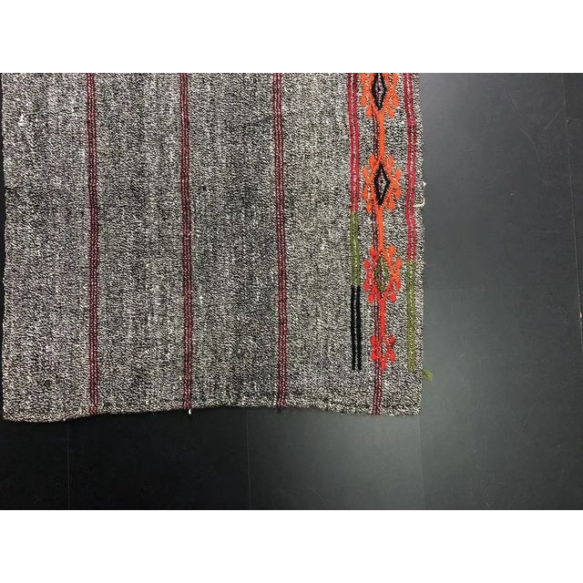 Handwoven Kilim Rug, 1960s For Sale - Image 4 of 11