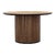 Round Teak Slat Dining Table For Sale