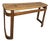 Mid 20th Century Howard Style Rounded Mission Oak Curved Console Table For Sale