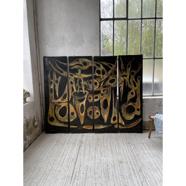 Dmitrienko, Tetraptych, 1950s, Oil on Canvas, Framed For Sale - Image 17 of 18