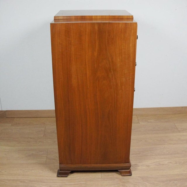 Vintage Art Deco Tallboy Cabinet, 1930s For Sale - Image 9 of 13