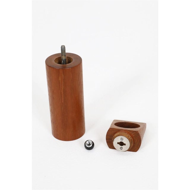 Mid-Century Danish Teak Pepper Mill from Peugeot, 1970s For Sale - Image 6 of 7