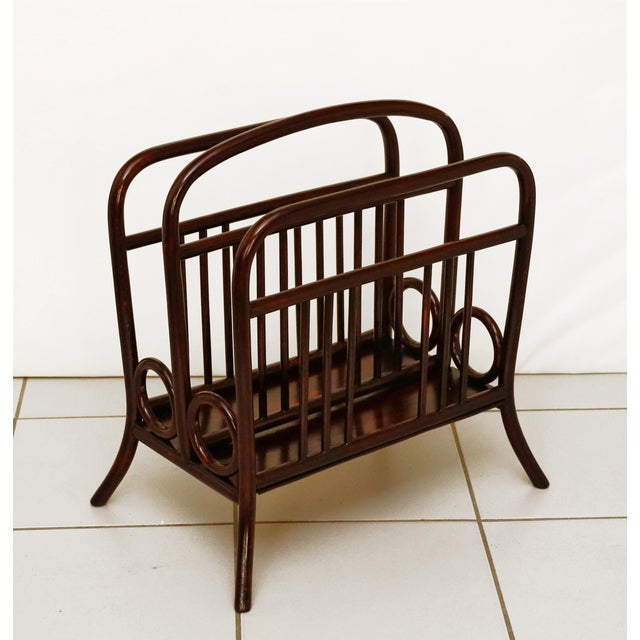 Vintage Newspaper Stand from Thonet, 1980s For Sale - Image 4 of 12