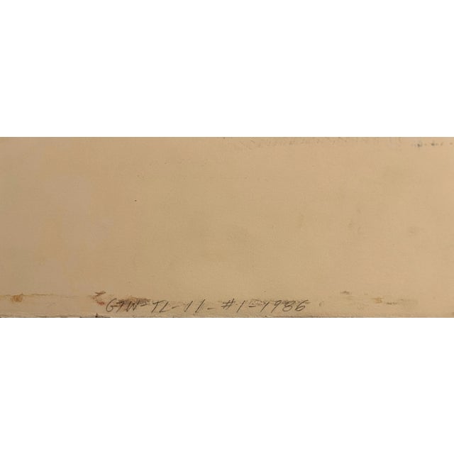 1987 Tom Lieber Abstract Expressionist Color Monotype Oil Painting by Tom Lieber For Sale - Image 10 of 12