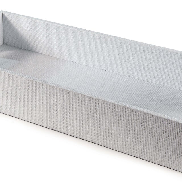 Regina Andrew Logia Rectangle Tray Small in White For Sale - Image 4 of 5