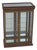 Italian 2 Door Etched Glass Decorated Curio Display Cabinet For Sale