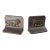 20th Century Pair of Heavy Cast Iron Lion Bookends by Bradley & Hubbard For Sale