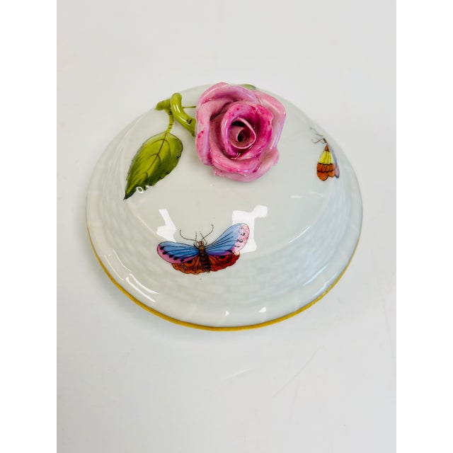 1990s Herend Rothschild Bird Coffee Pot, Creamer and Mini (Sugar) Tureen - Set of 3 For Sale In Raleigh - Image 6 of 18