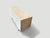 Contemporary Andrianna Shamaris Minimalist Bleached Teak Wood Log Style Bench For Sale - Image 3 of 5