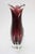 Large Joska vase mouth-blown crystal glass organic shape considerable weight 2.3 kg Germany 1970s height 31 cm, diameter...