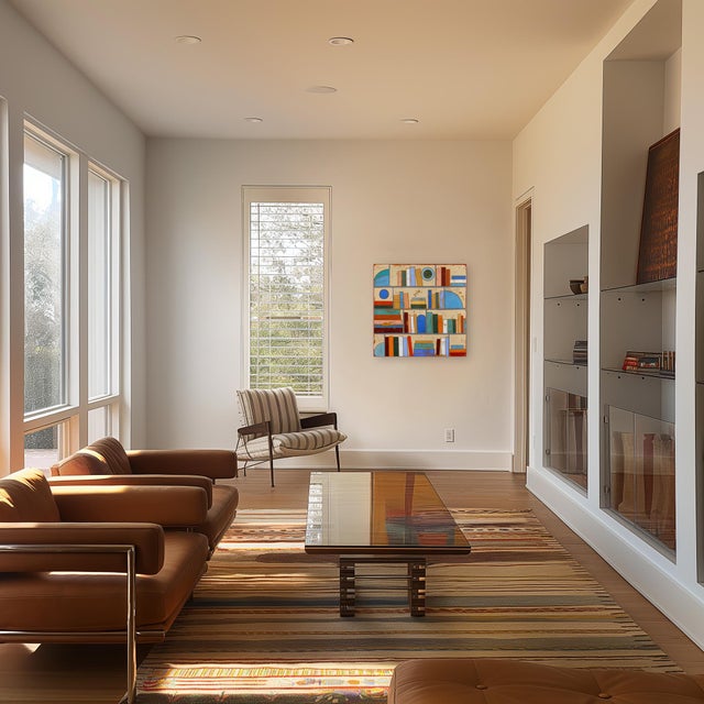 Ricky Hunt’s mixed media minimalist wall art is influenced by his tumultuous past that led to a paradigm shift in...