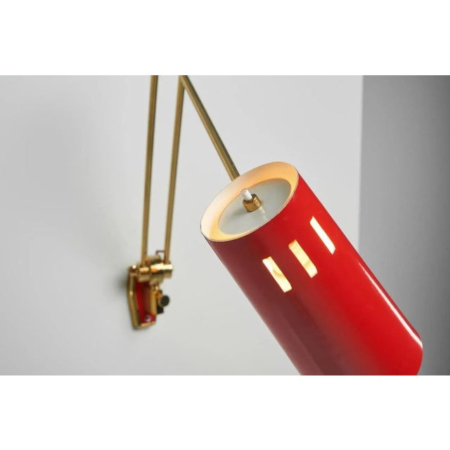 Metal Adjustable Wall Lamp from Stilnovo, 1960 For Sale - Image 7 of 12