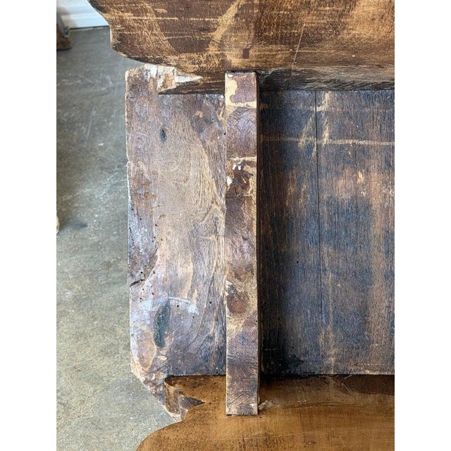 Pair of 19th C. Italian Renaissance Sgabello Hall Chairs - Heavily Carved Walnut For Sale - Image 18 of 18