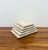 A distinctive vintage tessellated stone box showcasing a bold stepped pyramid design and a fitted lid. Handcrafted from...