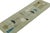 Mid-Century Modern Midcentury Modern Runner in Green, Blue, White & Black Geometric Patterns For Sale - Image 3 of 7