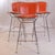 Chrome Knoll Bertoia Bar Stools Designed by Harry Bertoia With Cushion, Set of 3 For Sale - Image 8 of 11