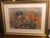 Beige 1980s Vintage Framed Edna Hibel "Lovers of Florence" Limited Edition Lithograph For Sale - Image 8 of 12