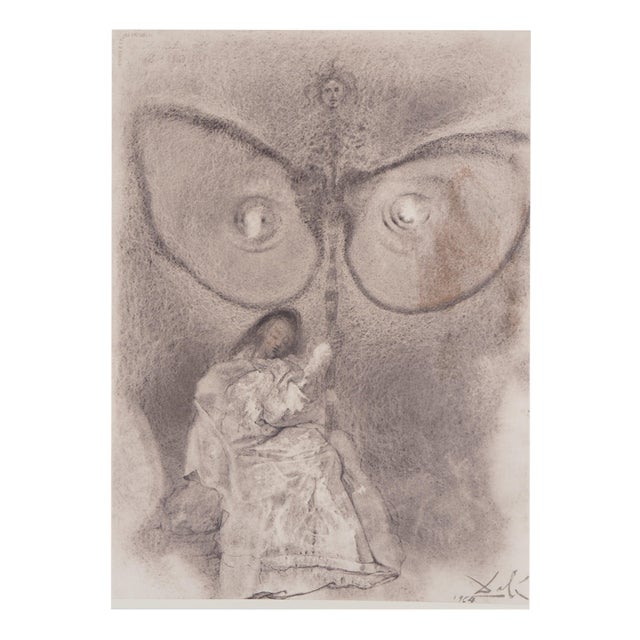 Salvador Dali, Birth, Lithograph For Sale