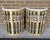 Hollywood Regency Vintage Hollywood Regency Distressed Cream Washed Spindle Barrel Chairs With Chinese Horseshoe Design, a Pair For Sale - Image 3 of 11
