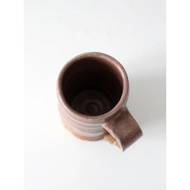 Vintage Studio Pottery Mug For Sale - Image 9 of 9