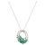 2020s 18k Gold Emerald and Diamond Pendant, 3.53ct Emerald For Sale - Image 5 of 8